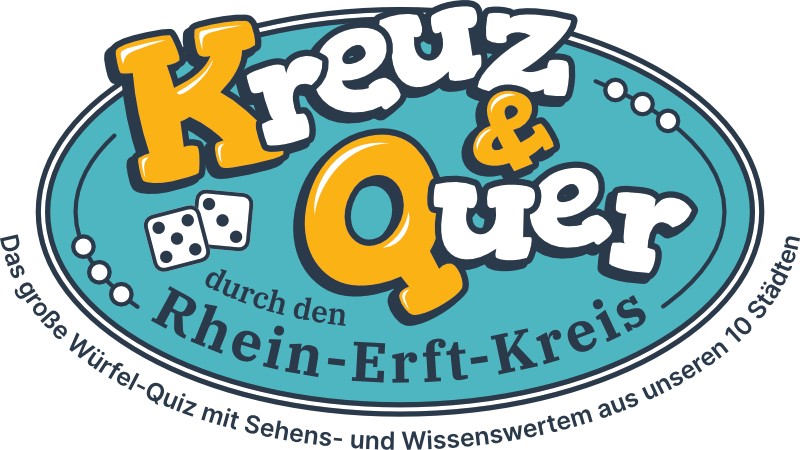 Kreuz & Quer durch den Rhein-Erft-Kreis - Das große Würfel-Quiz mit Sehens- und Wissenswertem aus 10 Städten
